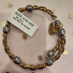 Alex and Ani Bracelet two tone